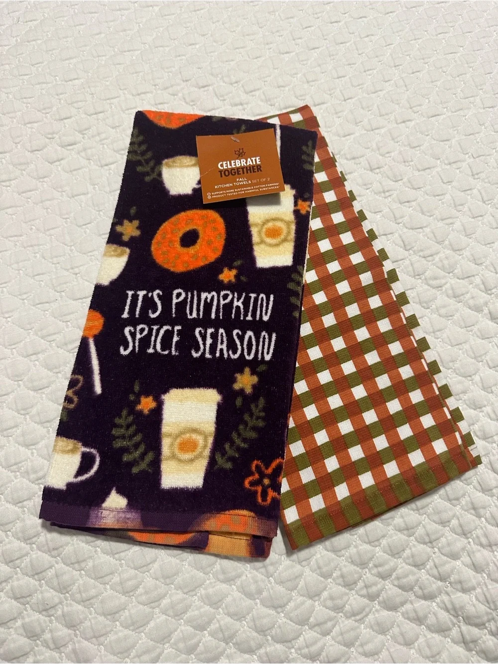 Celebrate Together Fall Kitchen Towels - Set of 2